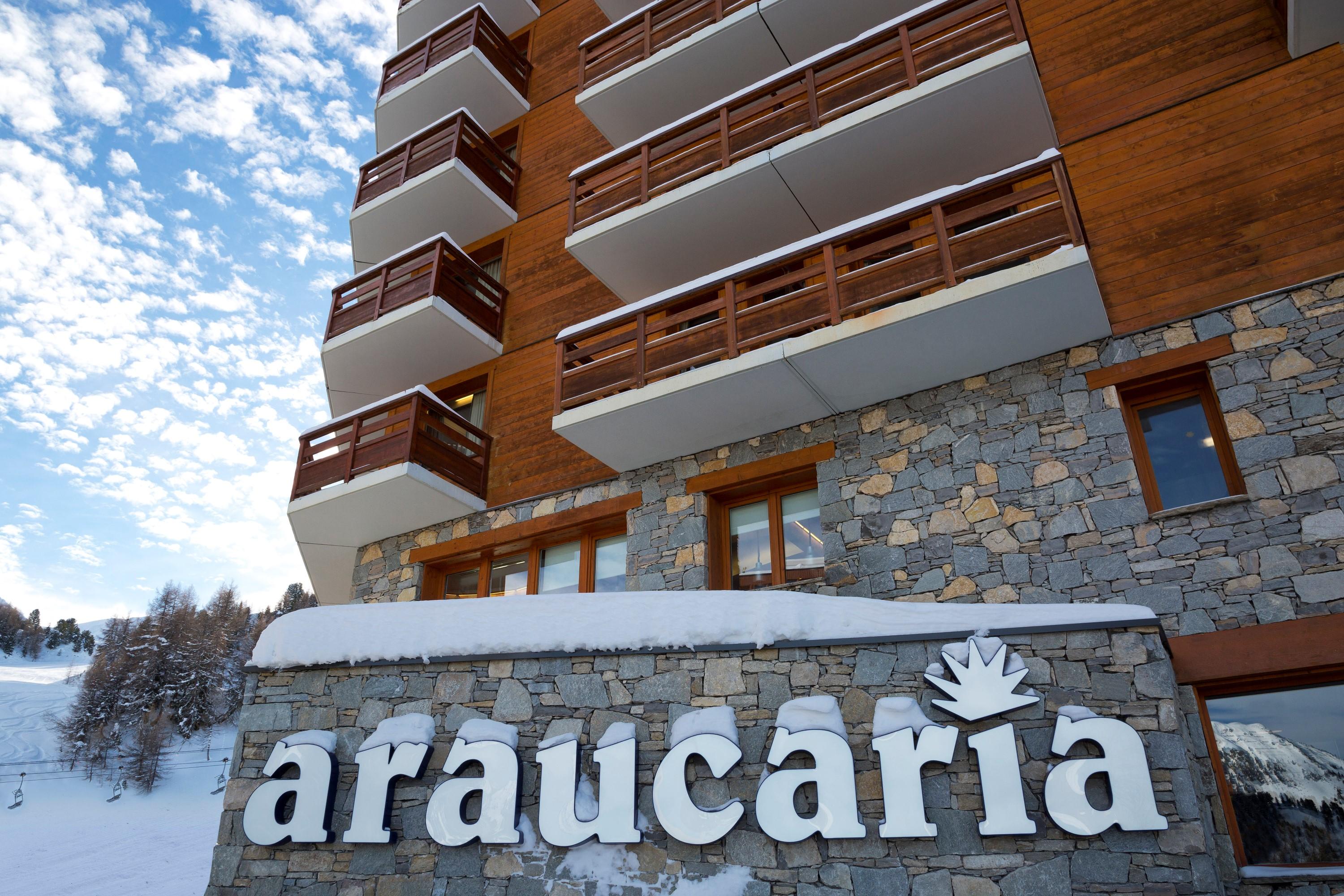 Araucaria Hotel & Spa La Plagne Bagian luar foto